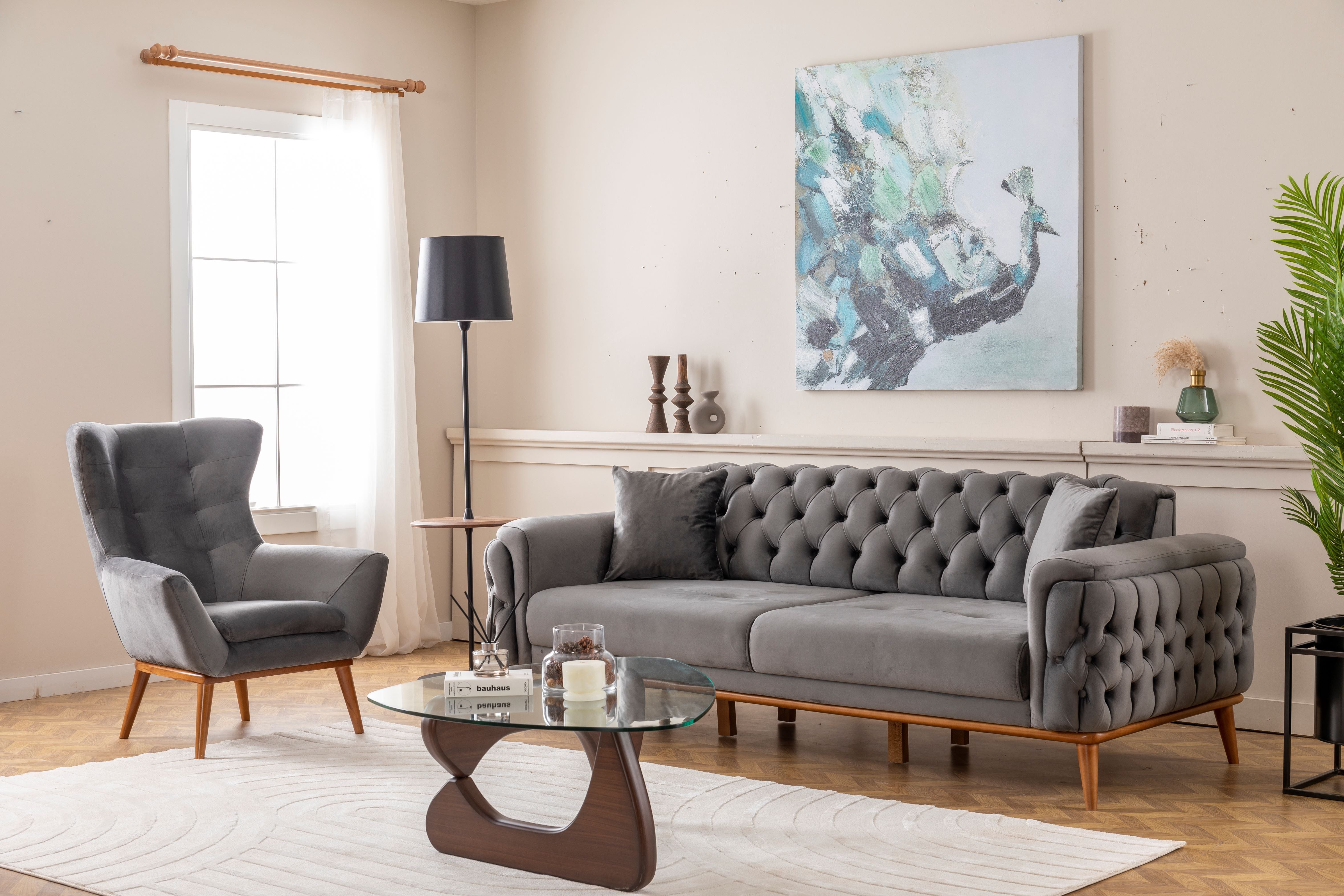 Efes Koltuk Takımı (Ahşap Ayak)