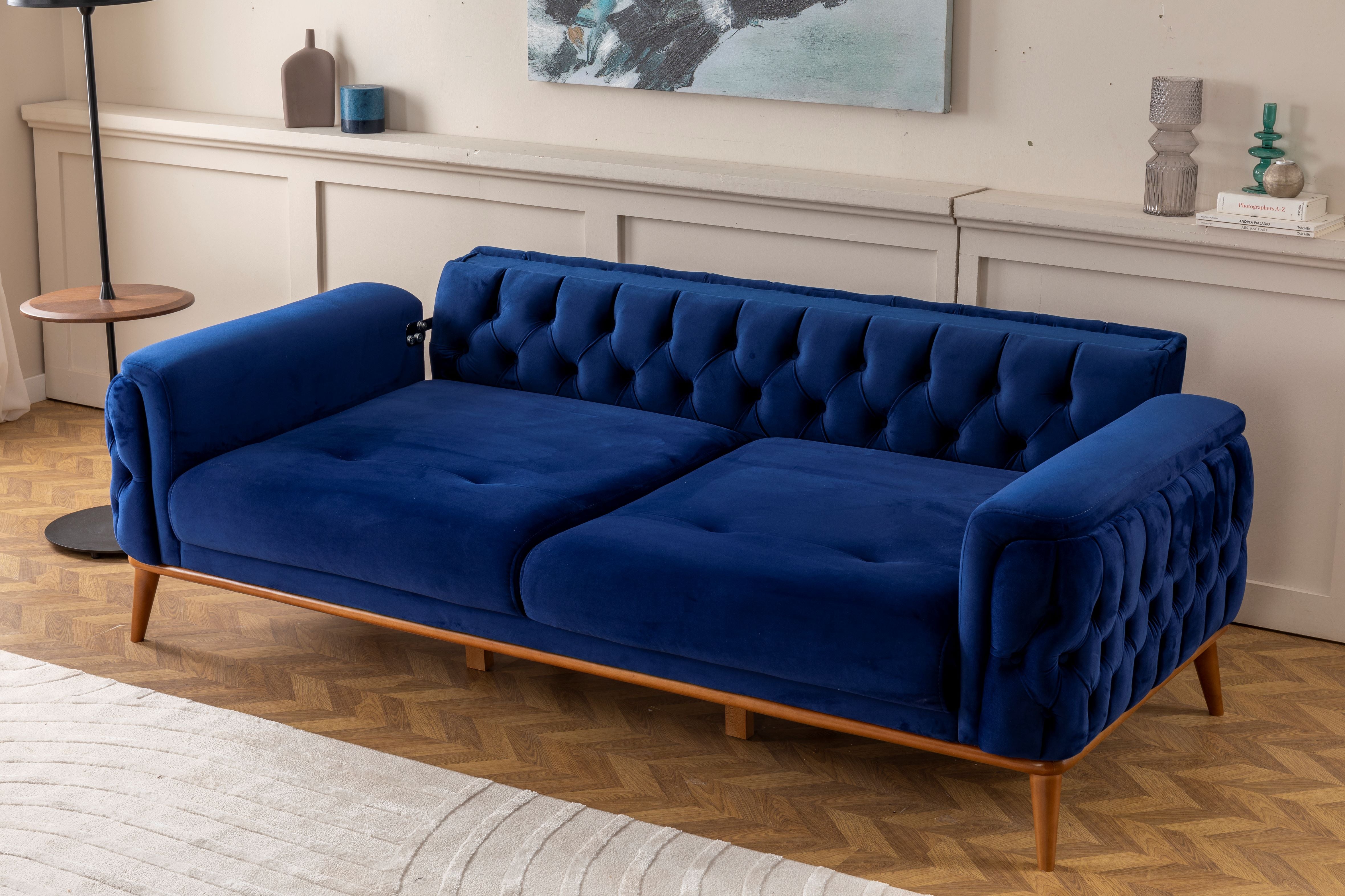 Efes 2'li Koltuk (Ahşap Ayak)